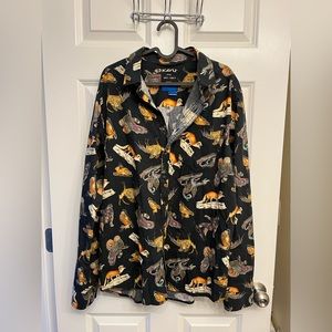 KAVU Klear Above Visibility long sleeve button down shirt